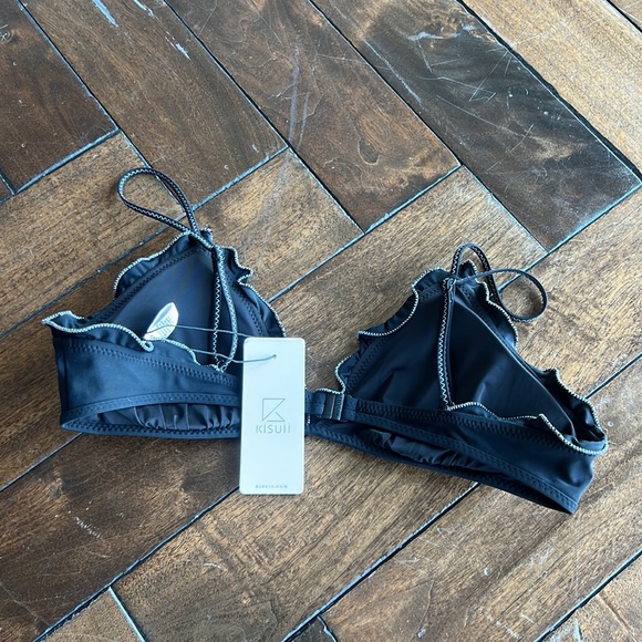 Designer Kisuii UPF 50+ UV protection chlorine resistant bikini top size large - Picture 2 of 12
